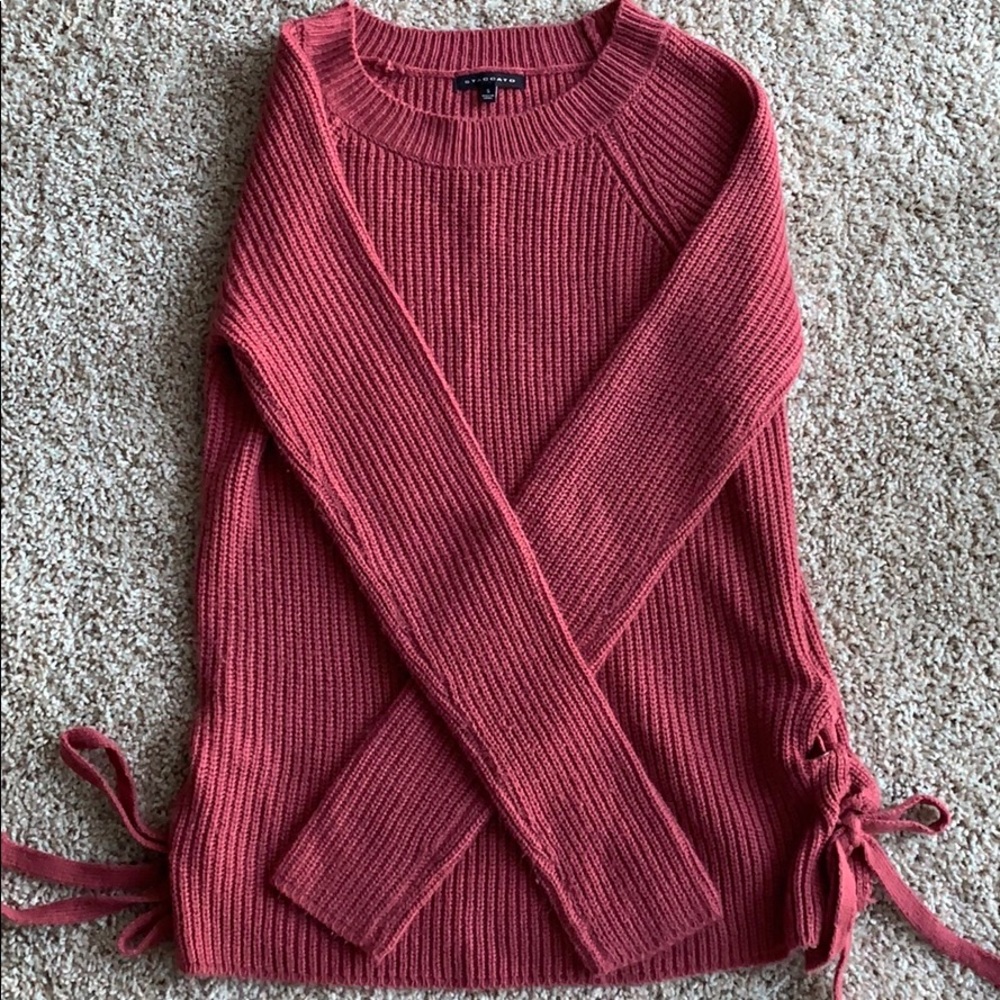 Staccato Side-Tie Sweater